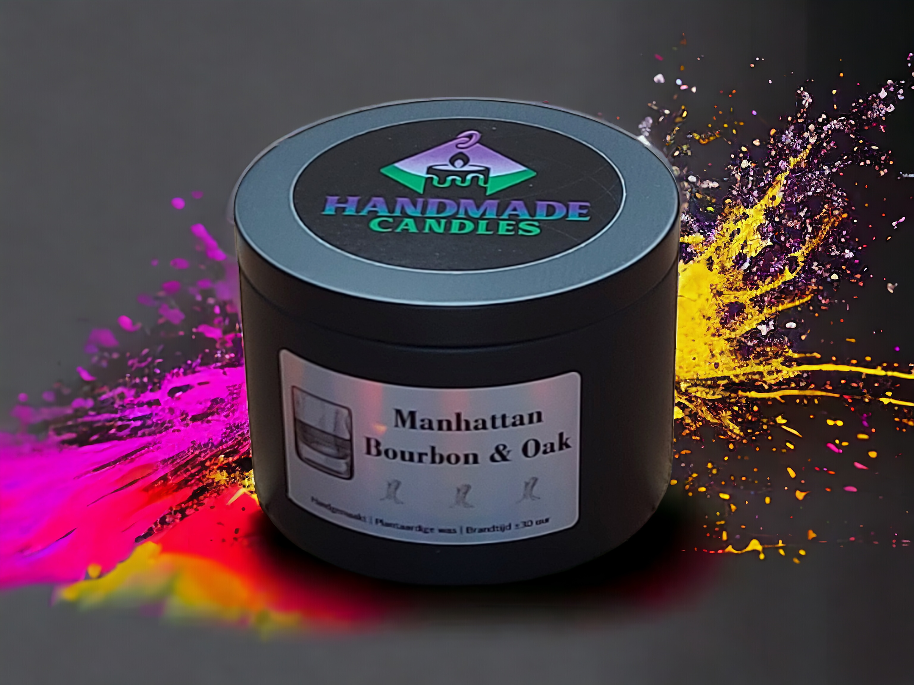 Geurkaars "Manhattan Bourbon & Oak"