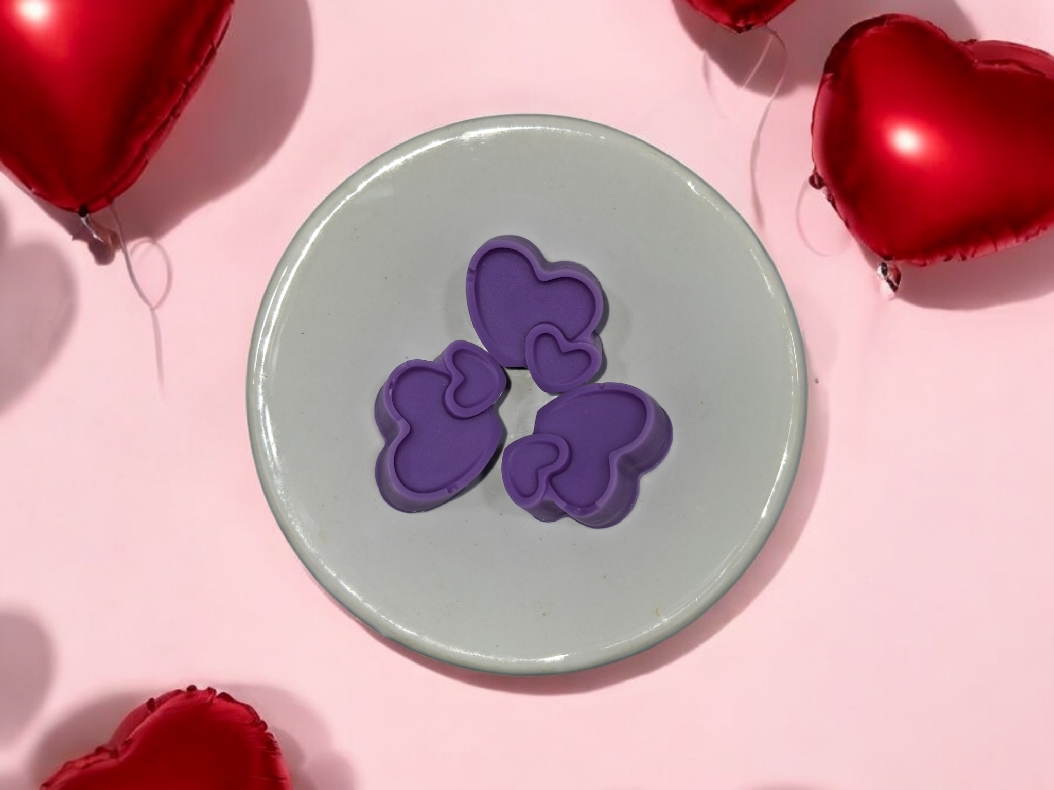 Wax Melts "Double Hearts - Arctic Rose"
