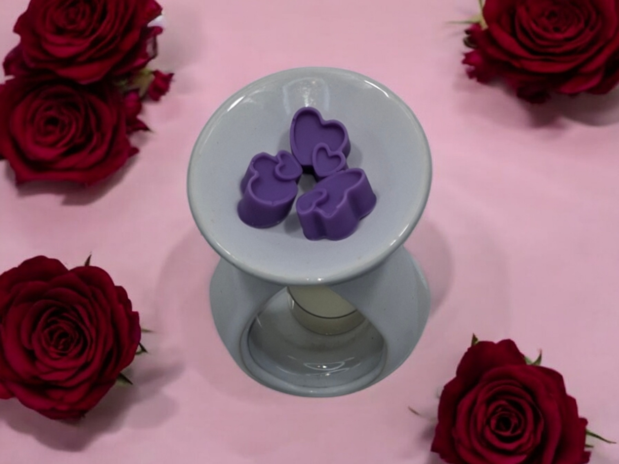 Wax Melts "Double Hearts - Arctic Rose"