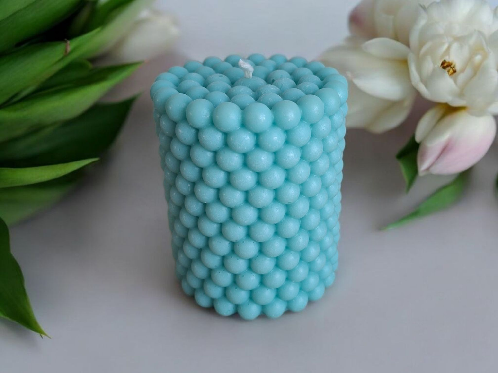 Cilinder bolletjes kaars