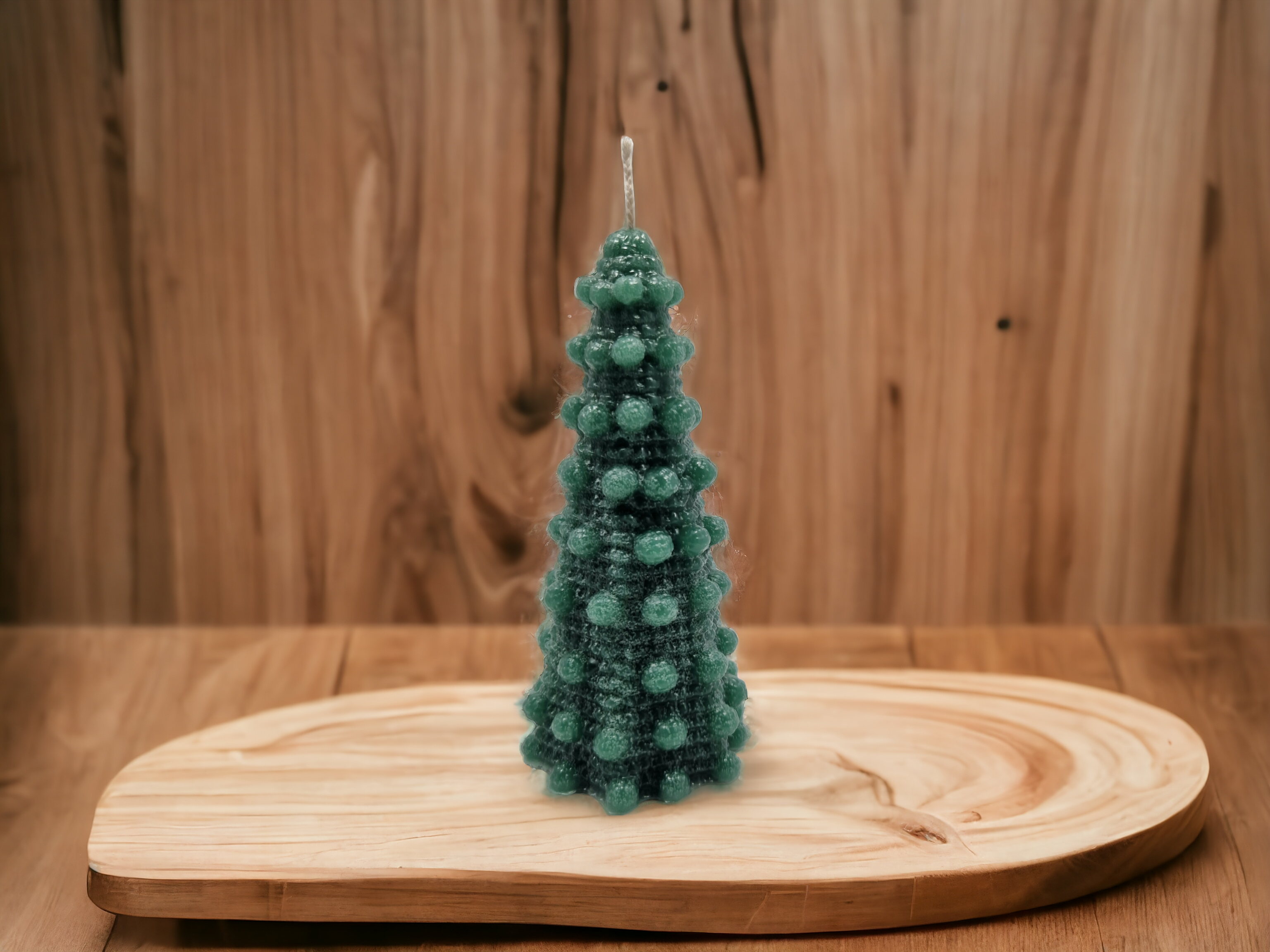 Kerstboom met ballen (middel)