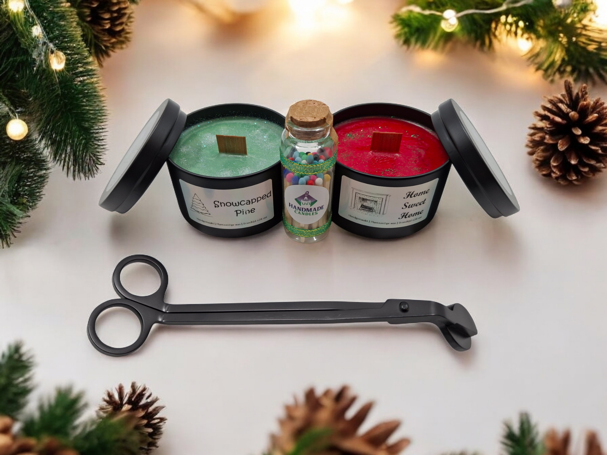 Cadeauset 'Geurkaarsen Kerst'